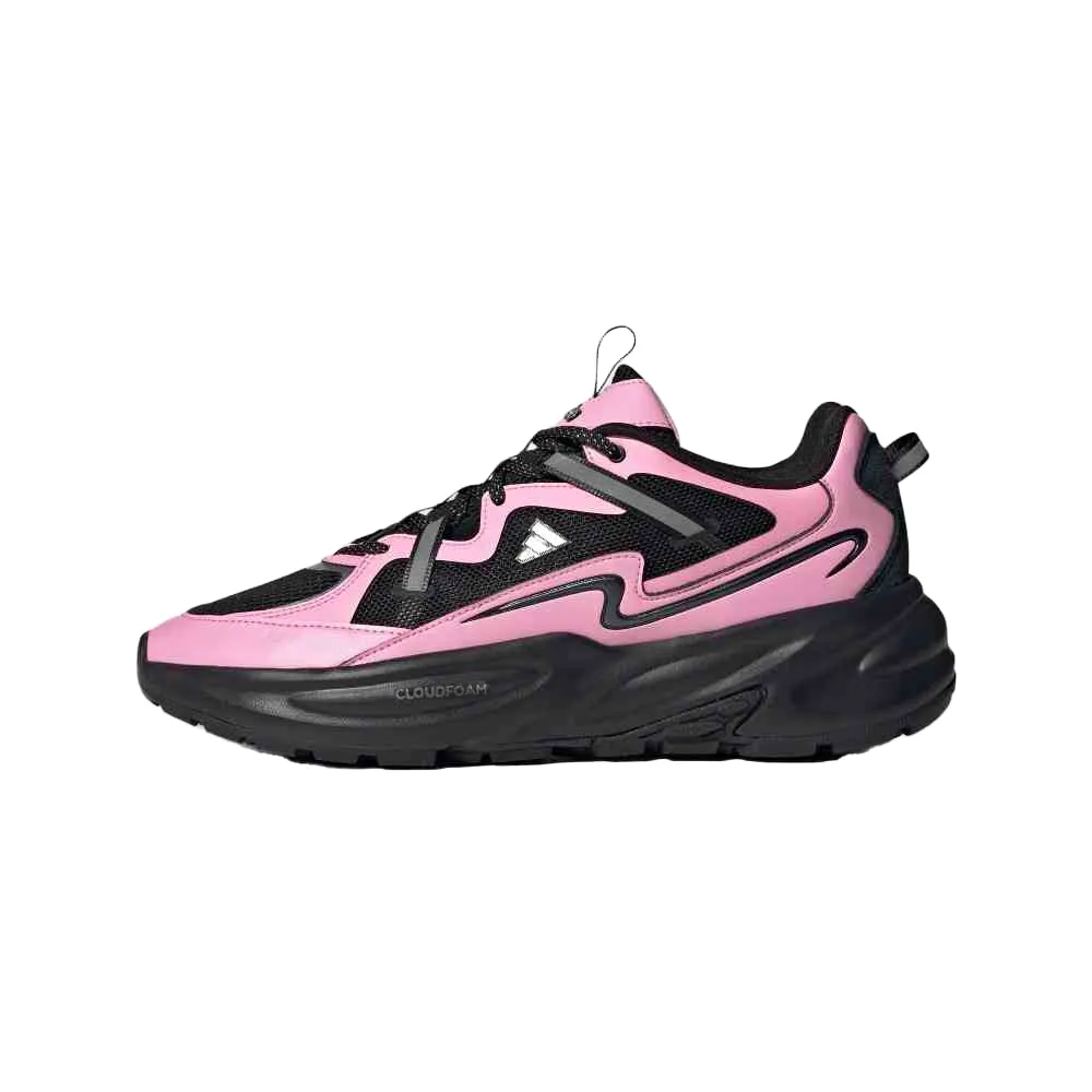 Adidas Ozwave Cushioning, Wear Resistant Low top Chunky Sneakers Unisex Black Pink