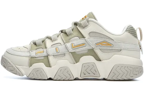 FILA FUSION Barricade Baseball Shoes 'White Grey'