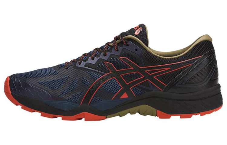 ASICS GEL FujiTrabuco 7 Trail Running Shoes Men's Blue Black