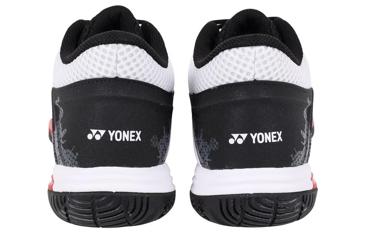 YONEX Comfortable And Breathable Cushioning Slip Resistant Low top Badminton Shoes Unisex Black White