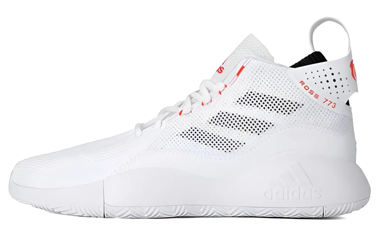 Adidas D Rose 773 Mid top Basketball Shoes Men's White