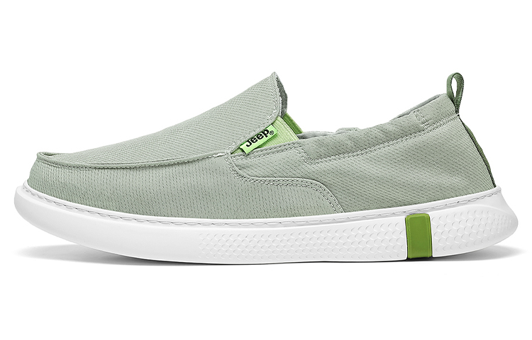 Jeep Breathable And Wear resistant Low top Canvas Shoes Men's Green