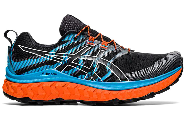 ASICS Trabuco Max Black Digital Aqua