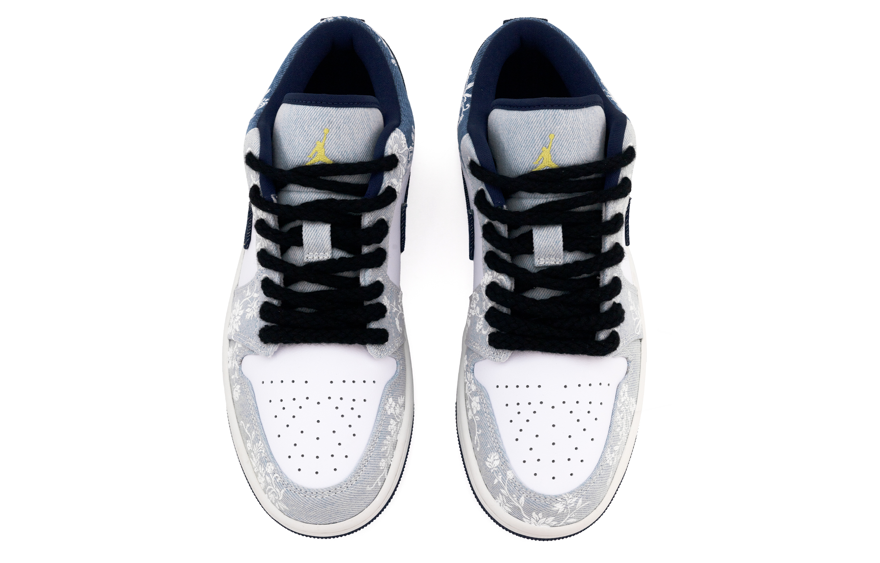 Jordan Air Jordan 1 Low top Vintage Basketball Shoes Men’s White Blue