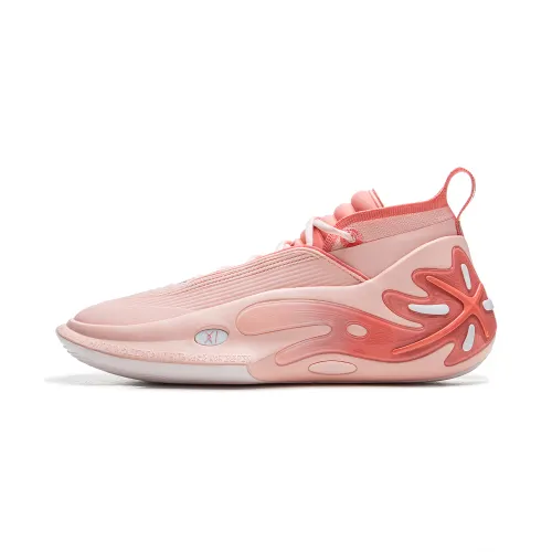 LiNing Li Ning WOW11 Wade's Way 11 Bloom Carbon Core Technology Stable Support Mid-top Basketball Shoes Men's Frosted Powder