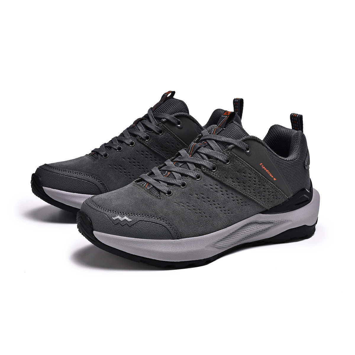 TUTU Cushioning Support Abrasion Resistant Low top Hiking Shoes Unisex Gray