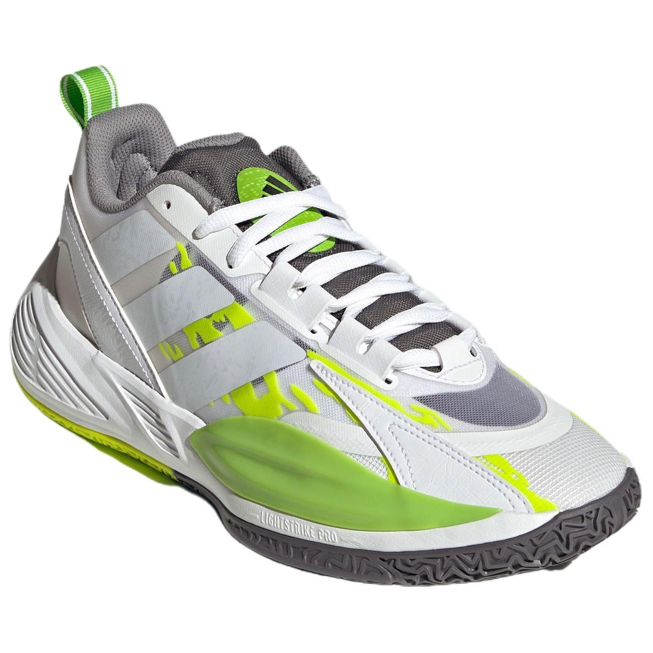 Adidas XENOBURST Slip Resistant Abrasion Resistant Low top Basketball Shoes Men’s White Green