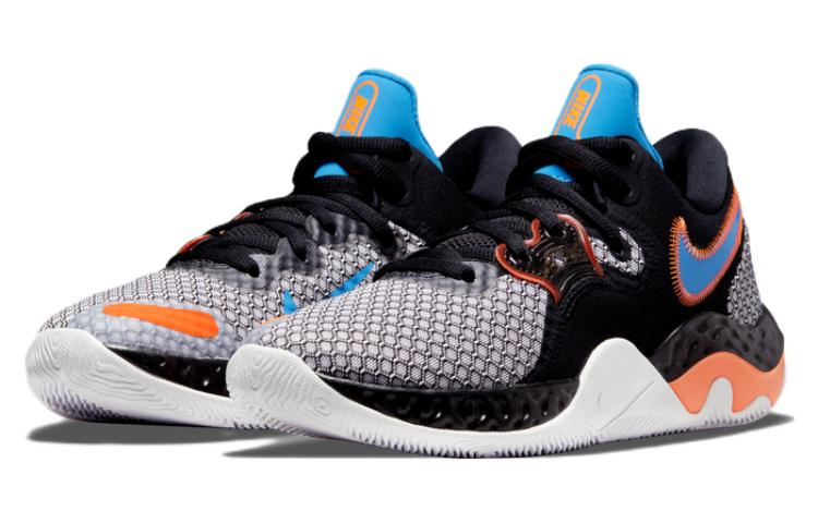 Кроссовки Nike Renew Elevate 2 (черно-серые с оранжевым и синим) — Чёрный / серый / оранжевый / синий — фото 3