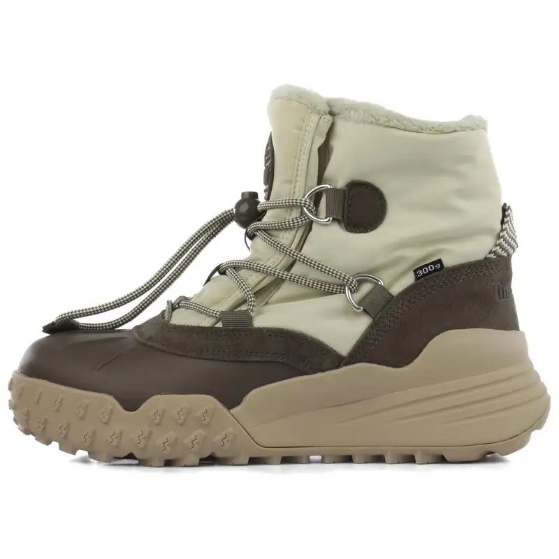 Timberland Moriah Range Thermal Waterproof Casual Short Snow Boots Women's Beige Brown