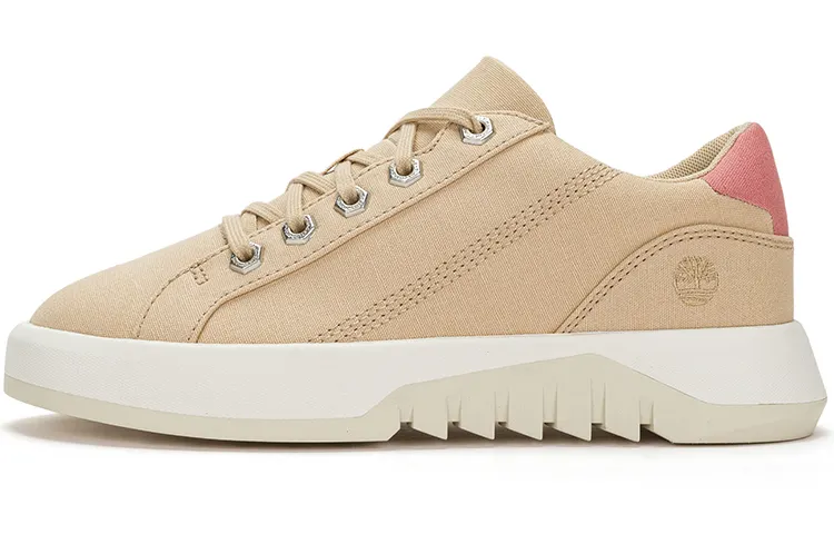 Timberland Slip Resistant Abrasion Resistant Low top Canvas Shoes Women's Brown