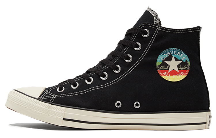 Кеды Converse Converse Chuck Taylor All Star (черно-бело-красно-желтые)
