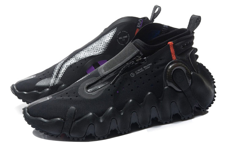 Li Ning Wu Xing 2 Vintage Basketball Shoes Women’s Low Top Black