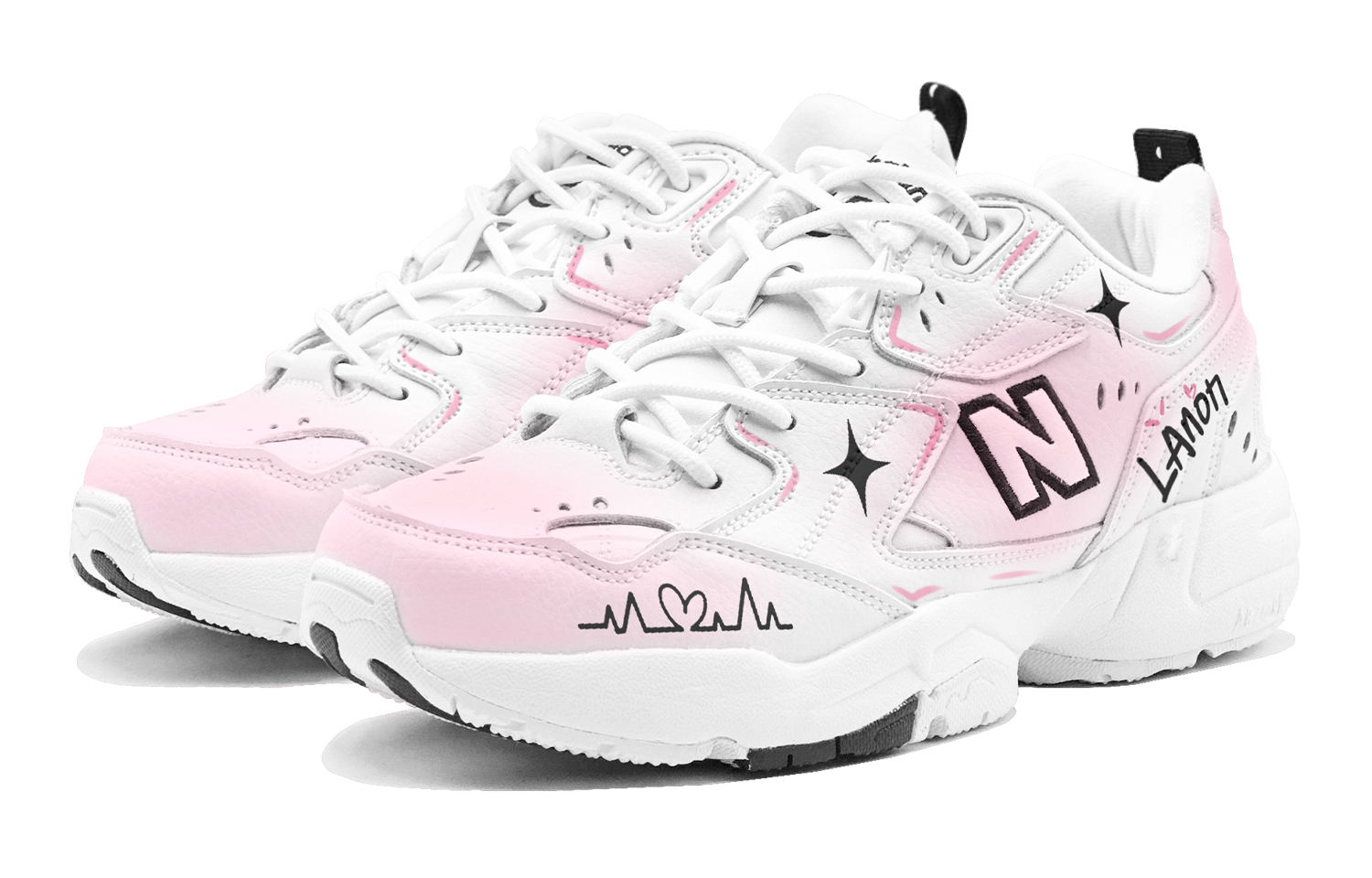 New Balance NB 608 V1 Fall Winter Stylish, Light Pink Starry Abrasion Resistant Slip Resistant