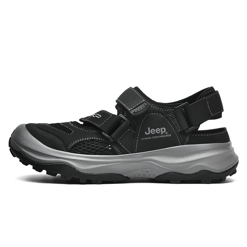 Jeep Slip Resistant Waterproof River Trekking Shoes Fabric Sports Sandals Men's