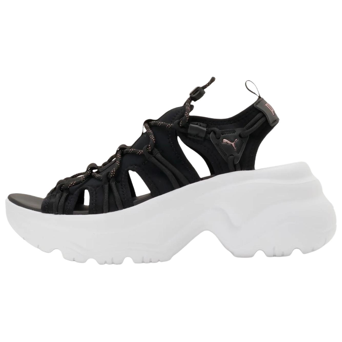 PUMA Cilia Wedge Beach Sandals Women's Black