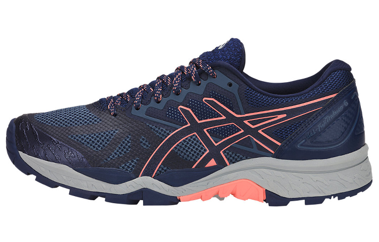 ASICS GEL FujiTrabuco 7 Trail Running Shoes Women's Navy Blue