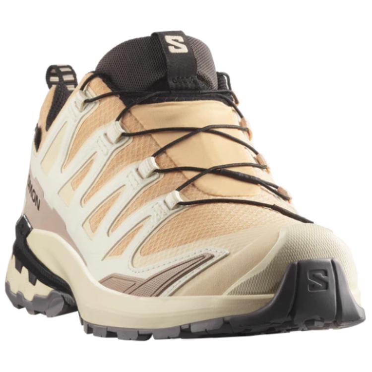 SALOMON XA Pro 3D V9 Fabric Waterproof Support Low top Hiking Shoes Women’s Beige
