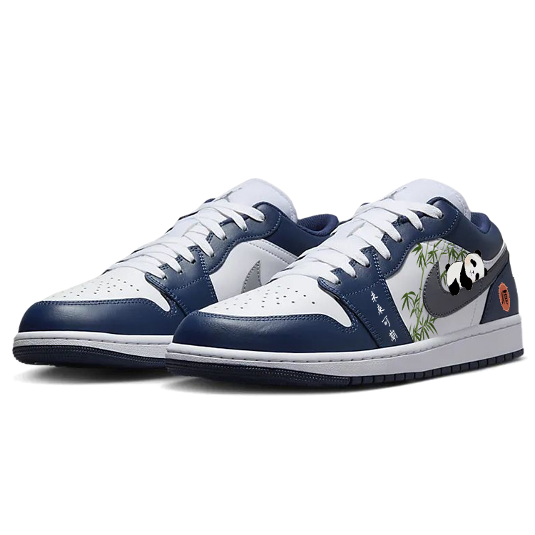 Jordan Air Jordan 1 Vintage Basketball Shoes Men’s Low Top White/Blue