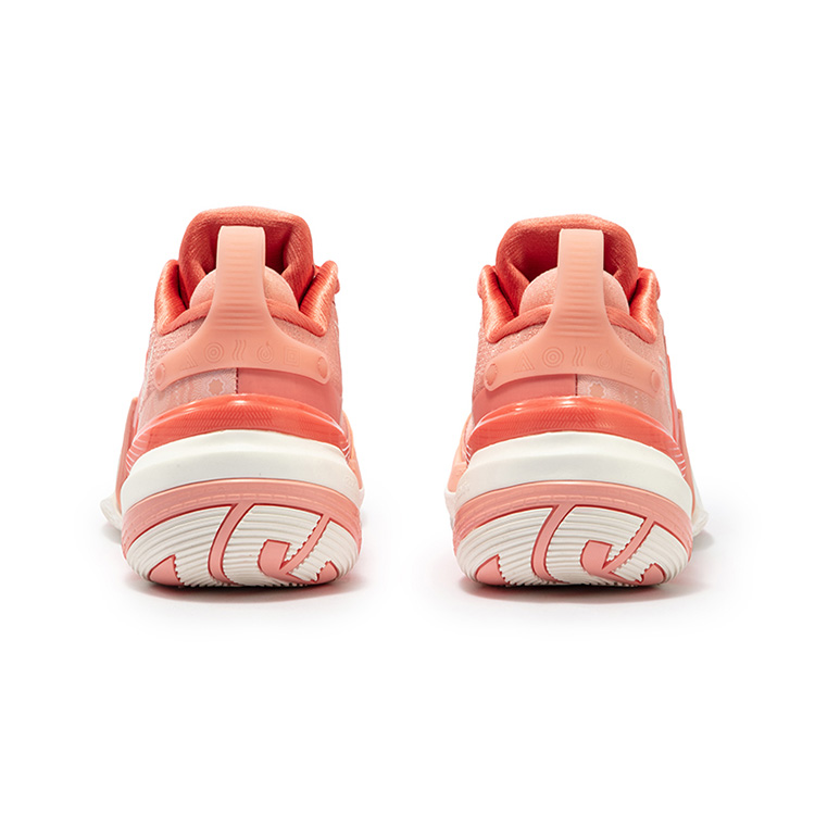 361° AG 5 Cushioning Slip Resistant Abrasion Resistant Impact Resistant Low top Basketball Shoes Men’s Orange Red