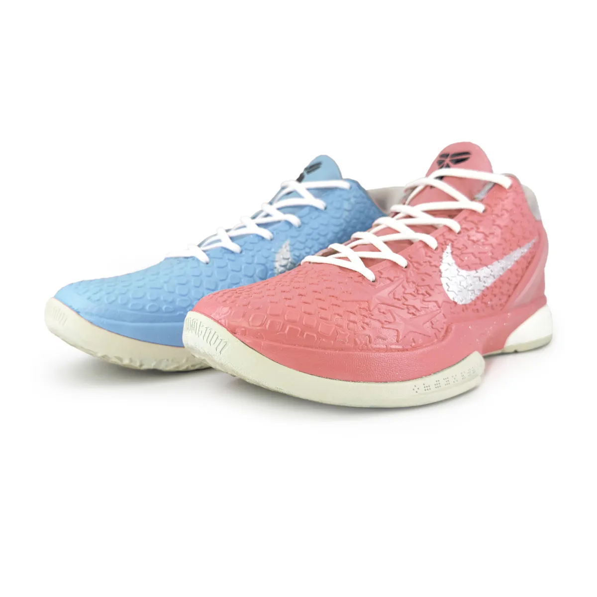 Nike Zoom Kobe 6 'All Star 2.0' All Star 2.0 Cushioning, Wear Resistant Low top Basketball Shoes Men's Pink Blue
