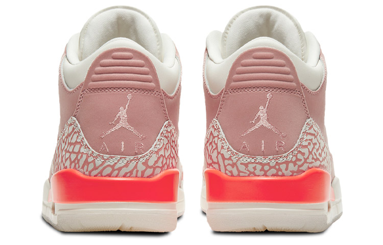 Женские кроссовки Jordan Air Jordan 3 retro "rust pink" (розово-бежевая) — фото 5