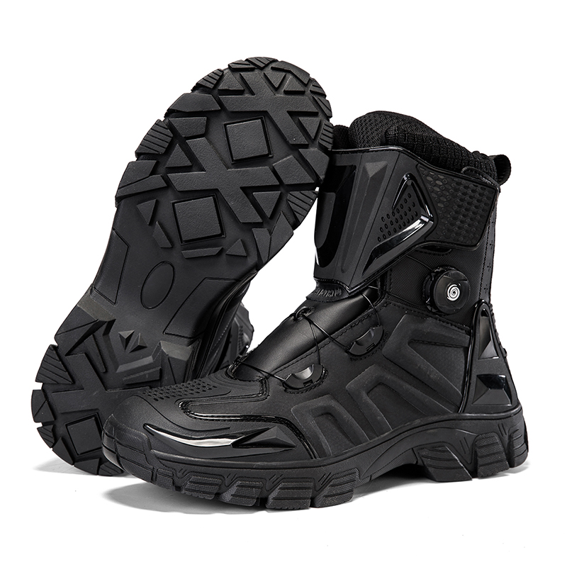 LOKWT Abrasion Resistant Waterproof Wear resistant And Waterproof High top Cycling Shoes Unisex