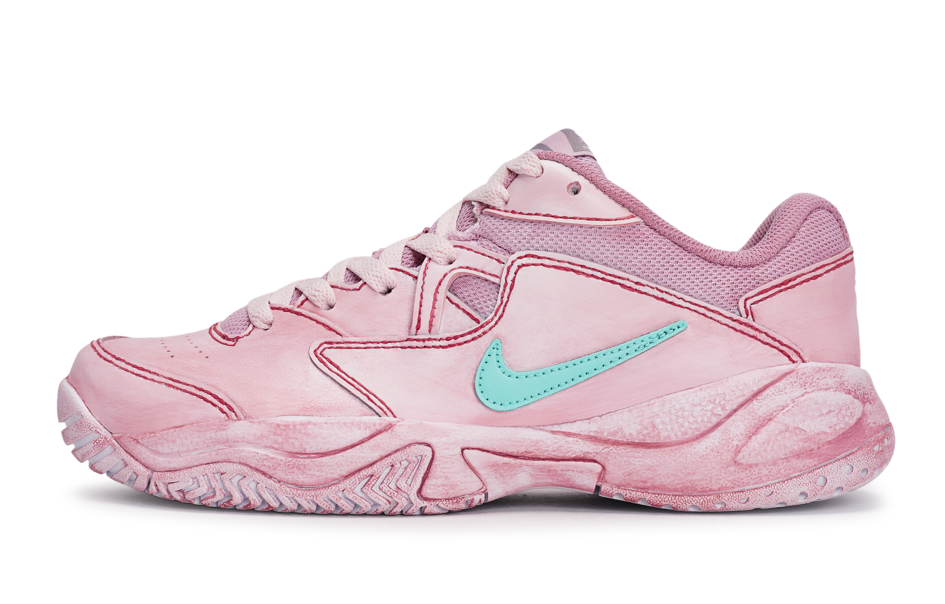 Nike Court Lite 811 Manufacturing, Cucumber Litchi, Special Shoe Box Abrasion Resistant Low top Tennis Shoes Women’s