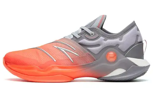 Anta Sky 1 Low lift-off fabric comfortable shock-absorbing non-slip wear-resistant low-top basketball shoes men's gray orange