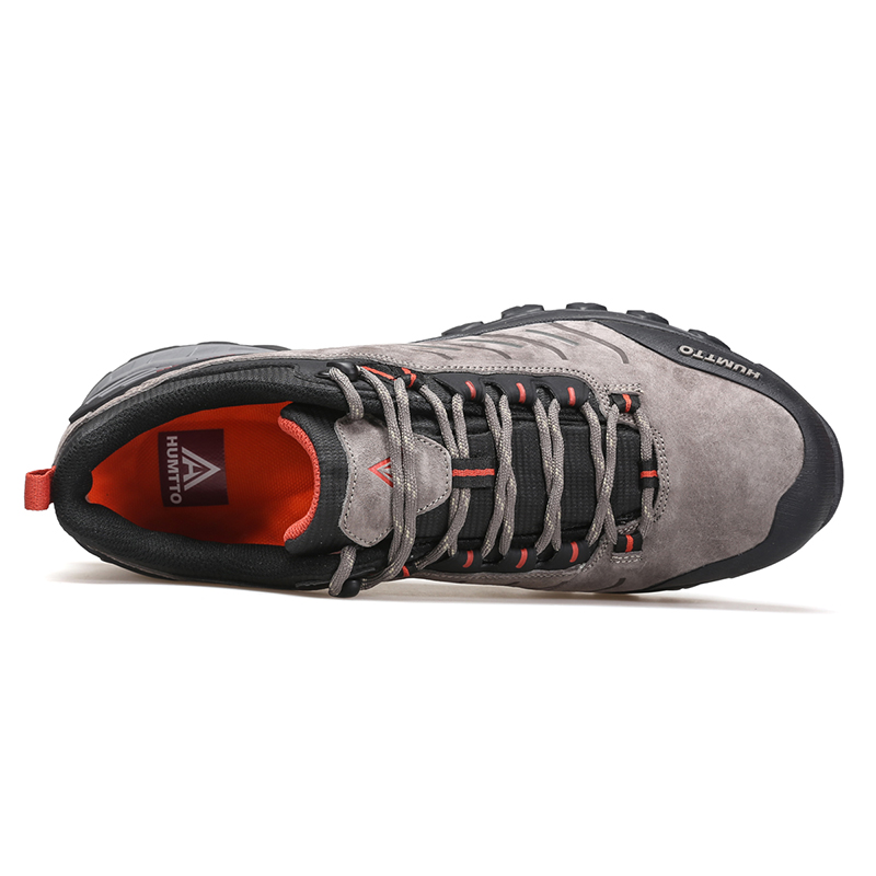 HUMTTO Low top Outdoor Shoes Men’s Black Chestnut