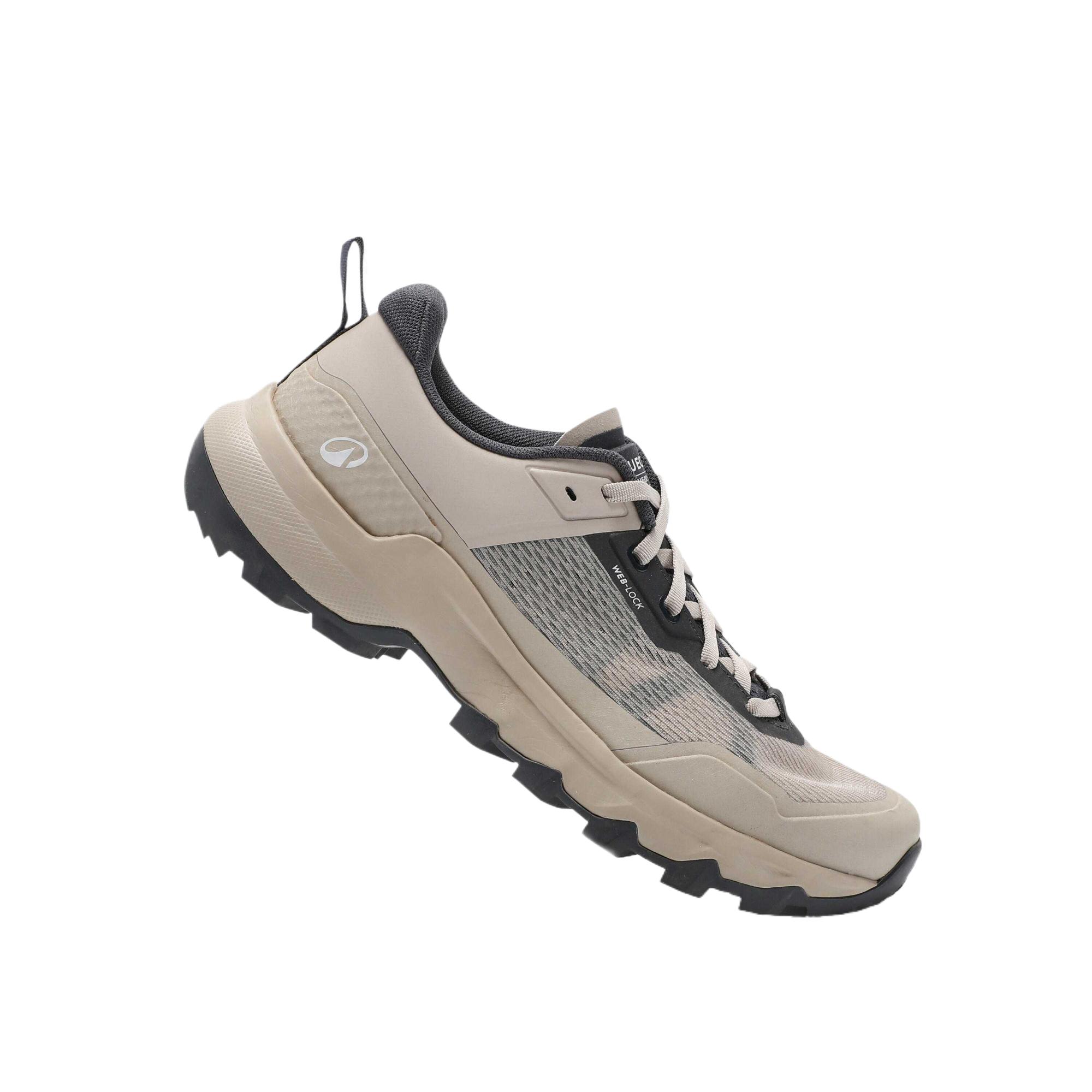 DECATHLON MH500 Cushioning Slip Resistant Abrasion Resistant Low top Hiking Shoes Women’s Beige Brown