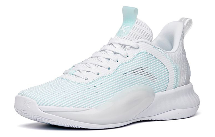 Anta Light Cavalry 6 Cushioning Slip Resistant Low top Performance Basketball Shoes Men’s White Blue