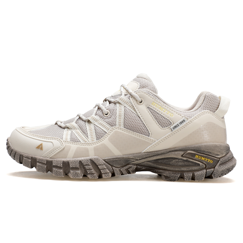 HUMTTO Low top Mountaineering Hiking Shoes Unisex Sandstorm Yellow