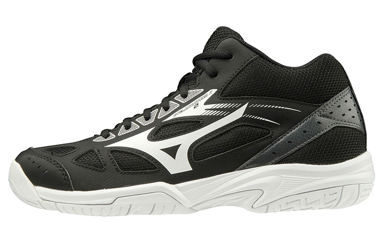 Mizuno Cyclone Speed 2 Mid volleyball shoes black and white