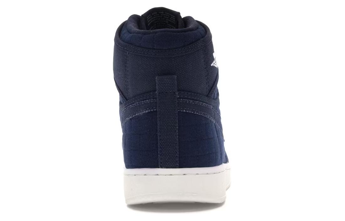 Мужские кроссовки Jordan Air Jordan 1 Retro AJKO Blue Quilted (синие) — 黑曜石/白/金属红铜 — фото 5