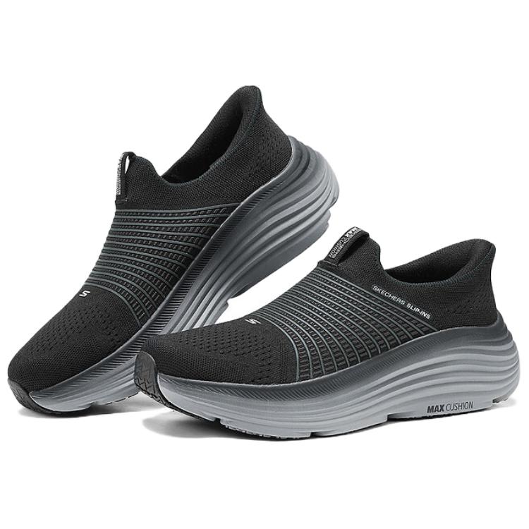 Skechers MEN’S GO Casual Shoes Men’s Black Gray