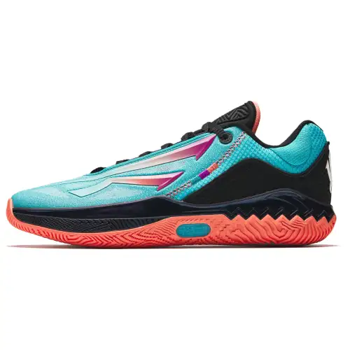Anta KAI SPEED 2 Cushioning Slip Resistant Abrasion Resistant Low top Basketball Shoes Men's Blue Black