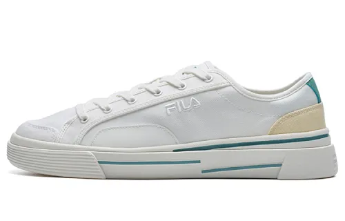 FILA Fila Sandwich sporty and comfortable low-top canvas shoes for men, snow white