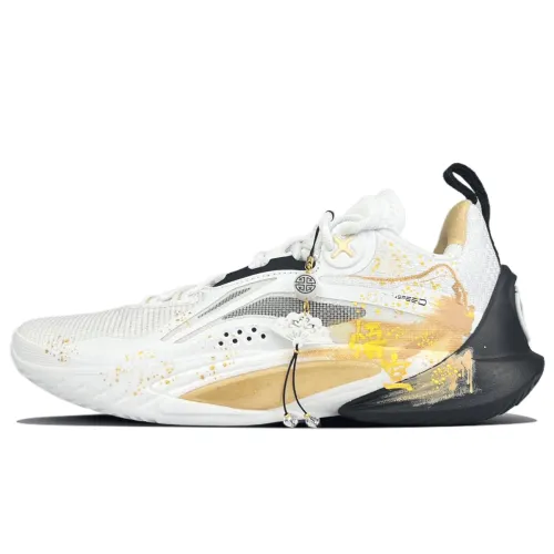 Li Ning Speed 10 Slip Resistant Abrasion Resistant Slip Resistant Abrasion Resistant Low top Basketball Shoes Men's