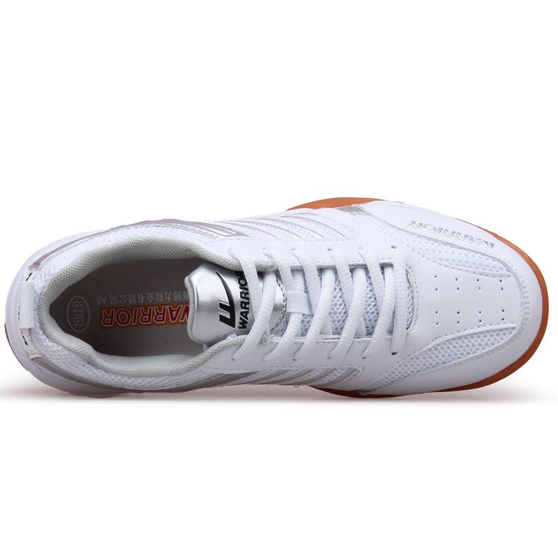 Warrior Textile, Synthetic Leather Competition Slip Resistant And Breathable Low top Badminton Shoes Unisex