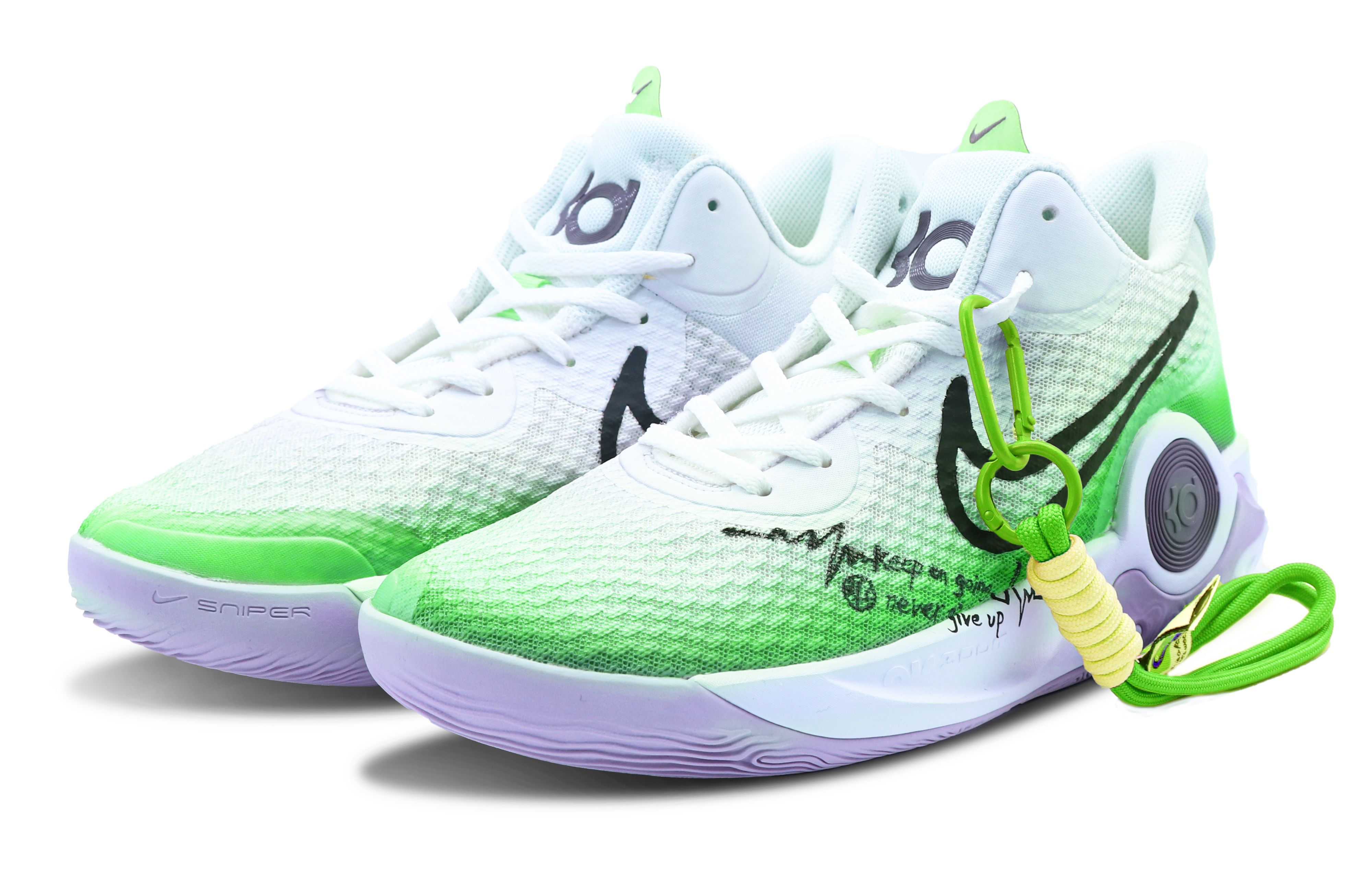 Nike KD Trey 5 IX Cushioning Slip Resistant Mid top Vintage Basketball Shoes Unisex Green