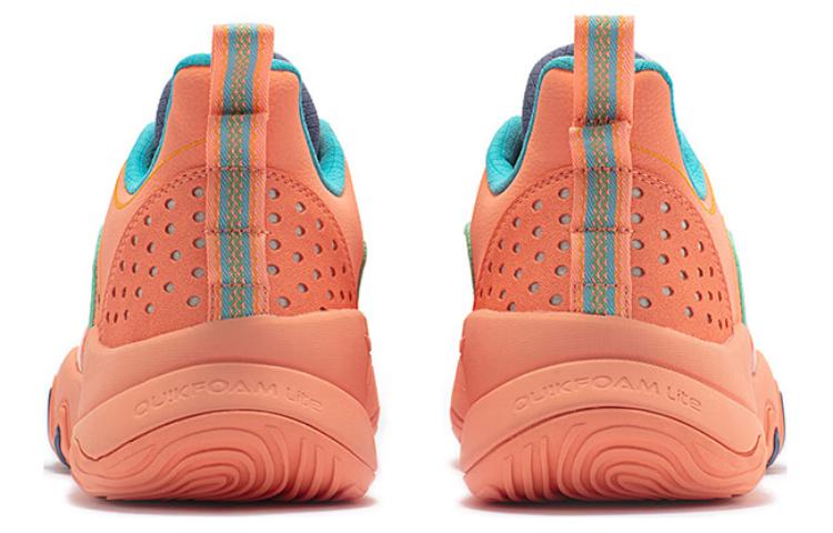 361° Slip Resistant Abrasion Resistant Low top Basketball Shoes Men’s Orange Blue