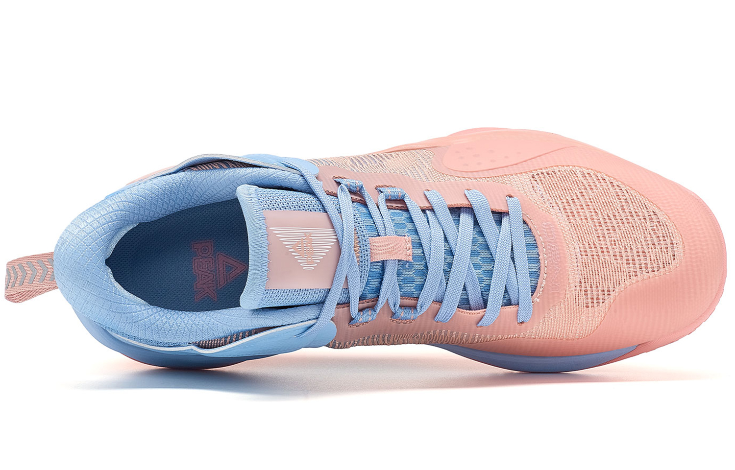 PEAK Sonic Boom 2.0 Basketball Shoes Men’s Low Top Pink Sky Blue