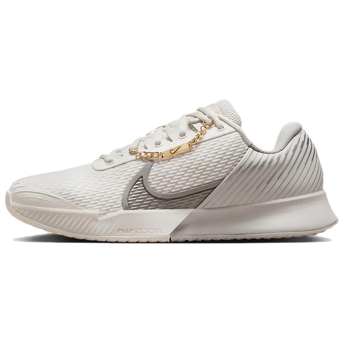 Nike Court Vapor Pro 2 Hc Premium Phantom College Grey Metallic Gold Metallic Pewter
