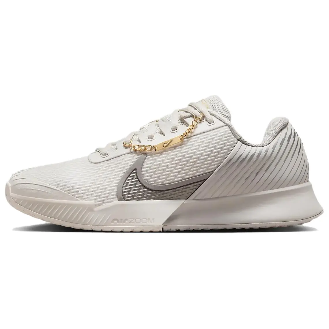 Nike Court Vapor Pro 2 Hc Premium Phantom College Grey Metallic Gold Metallic Pewter