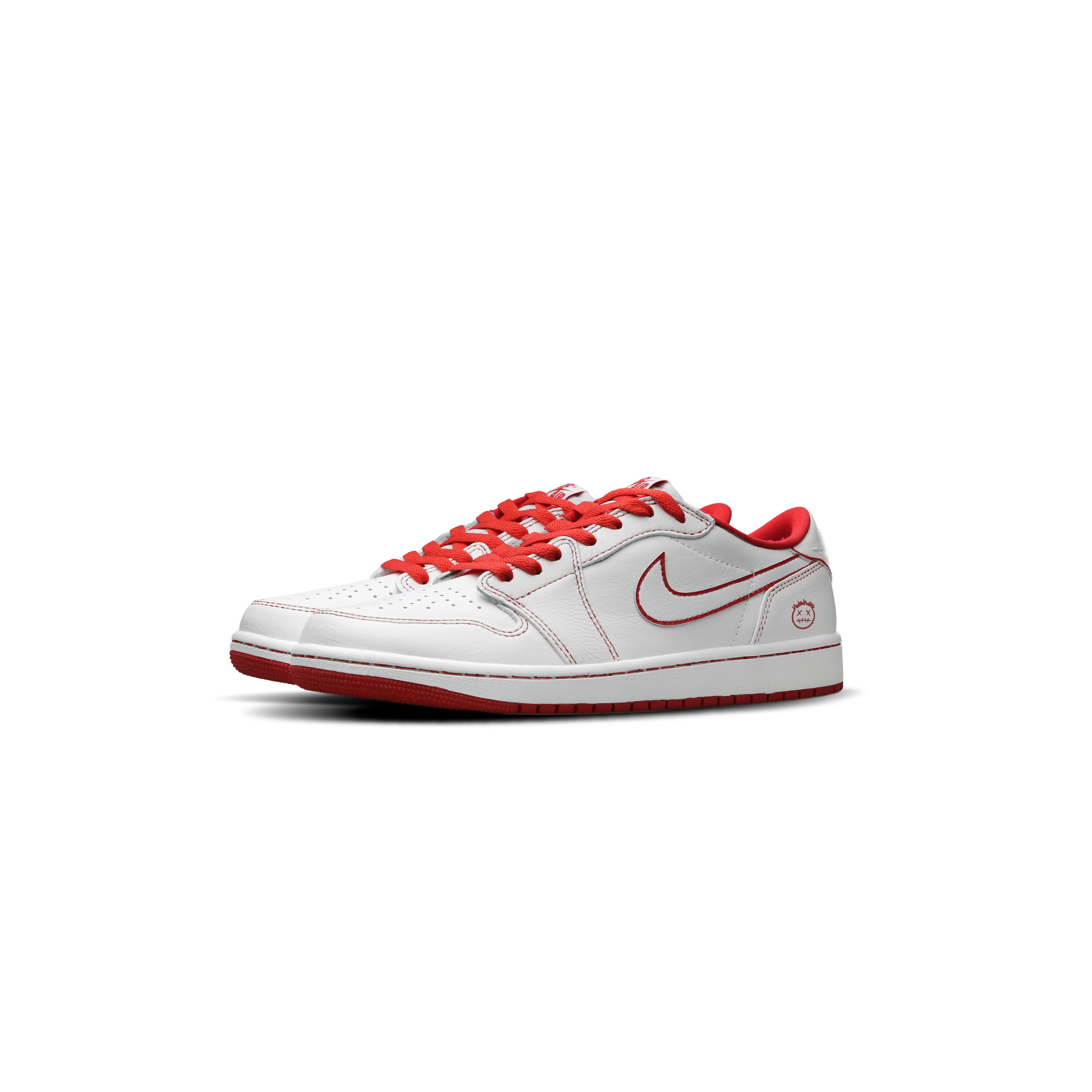Jordan Air Jordan 1 Low top Vintage Basketball Shoes Unisex White