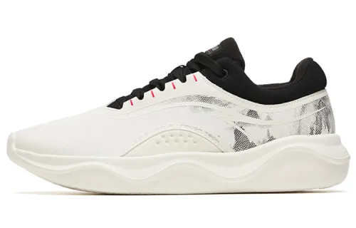 Anta Shenxing Comfortable Cushioning Slip Resistant Abrasion Resistant Low top Training Shoes Men's White Black
