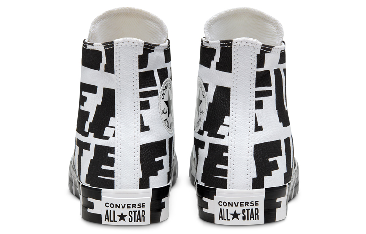 Кеды Converse Chuck Taylor All Star (бело-черные) — Белый / чёрный — фото 5