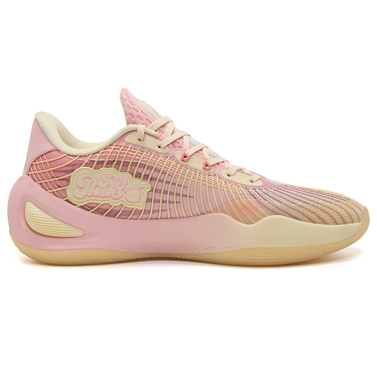 RIGORER Reaves 1 Low top Xiu Dan Technology Basketball Shoes Unisex Pink Yellow
