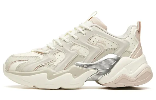 ANTA Chunky Sneakers Women's Low Top White/Gray