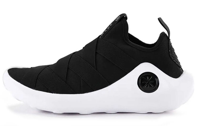 LiNing Wade Series Wade Way Low-top Retro Basketball Shoes Women's Black and White